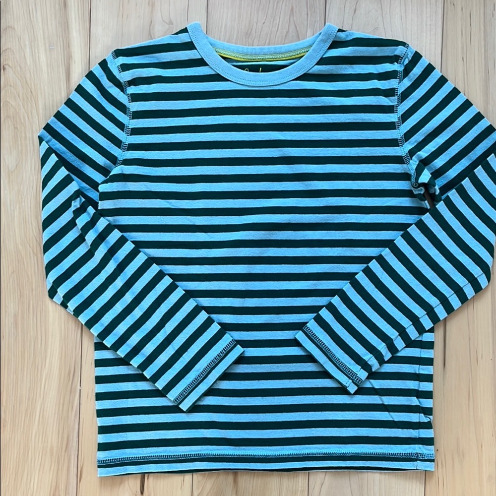 Mini Boden Striped Long Sleeve Teeshirt